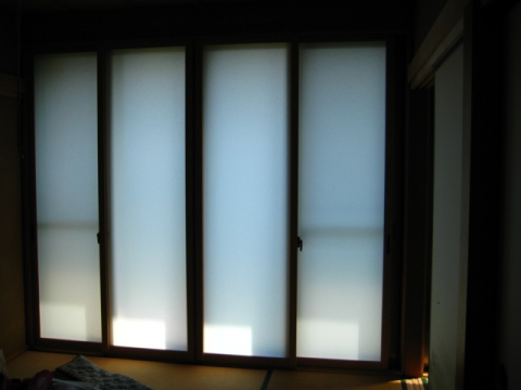 【蟹江学戸店】和紙が色あせて内窓取付けました。蟹江町Ｔ様邸